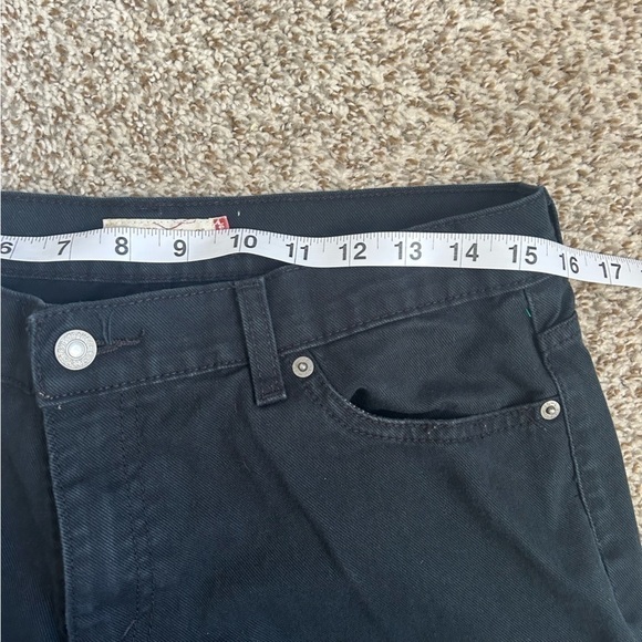 Levi Strauss & Co Black Relaxed Boot 550 Denim Jeans Size 10 Short Mid Rise - Picture 6 of 8